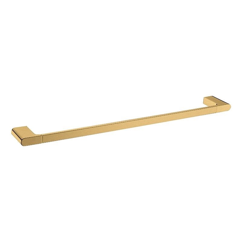 Bellino Brushed Yellow Gold Zinc Alloy 800mm Single Towel Rail
