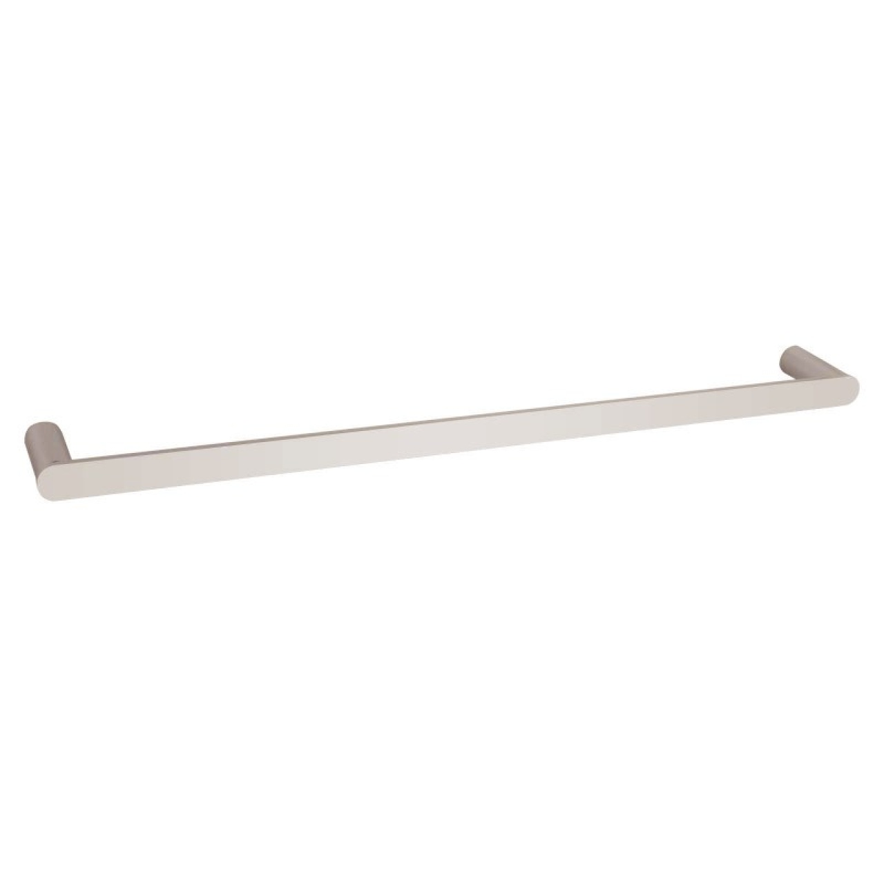 RUSHY - 600mm Brushed Nickel Single Towel Rail