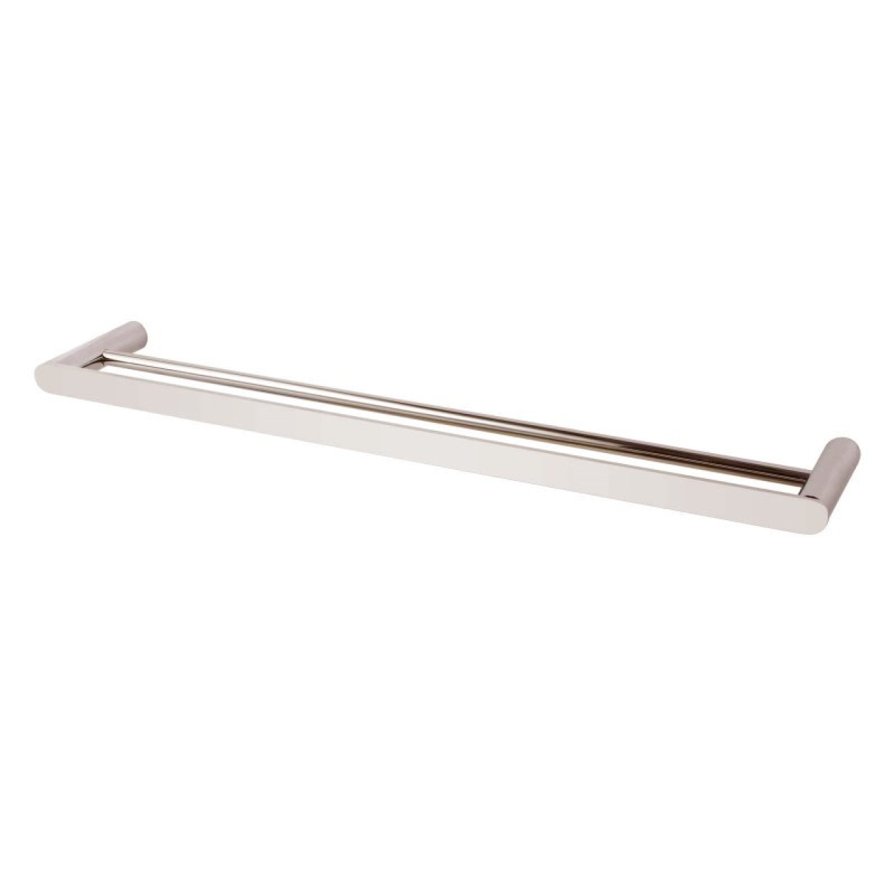 RUSHY - 600mm Brushed Nickel Double Towel Rail