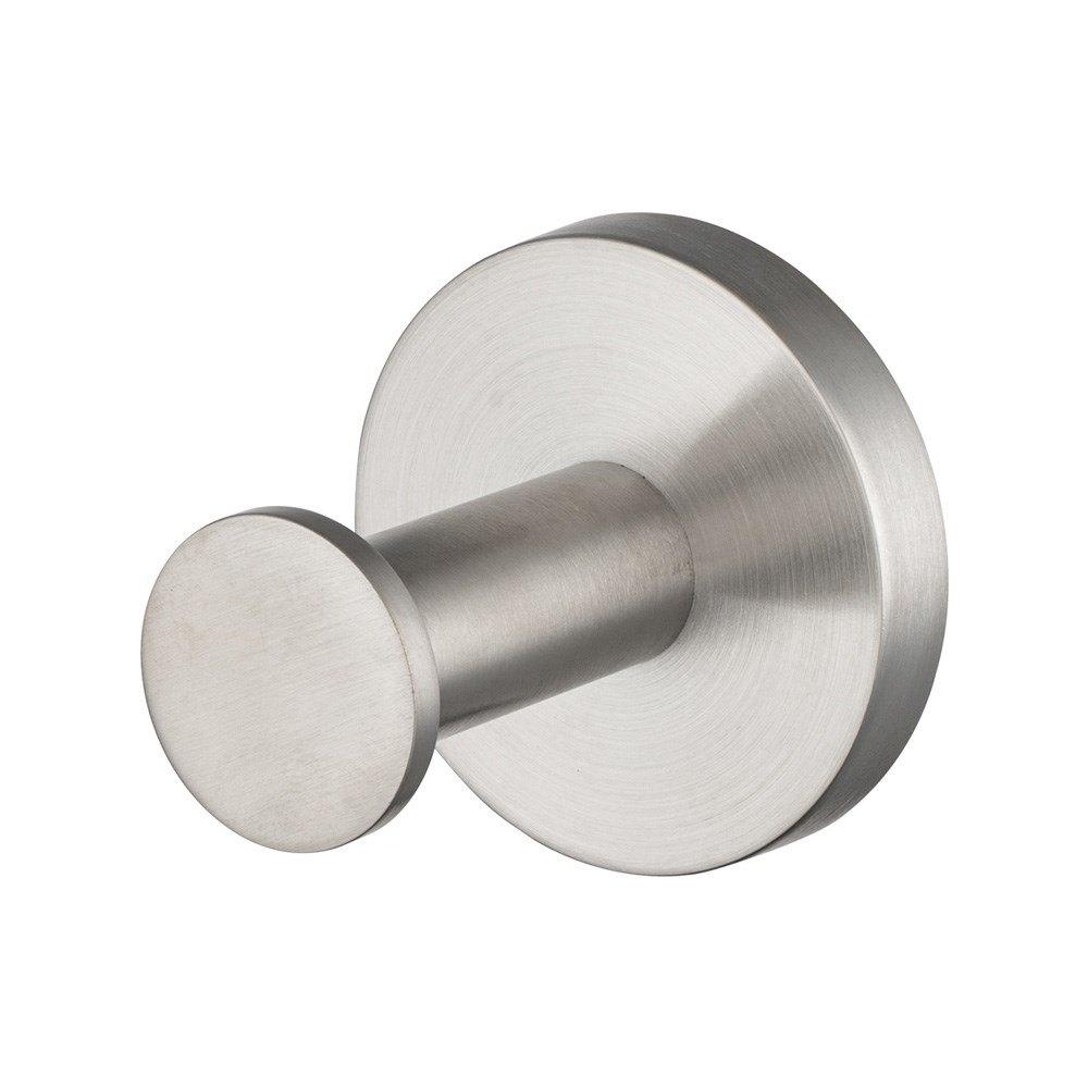 LUCID PIN - Brushed Nickel Robe Hook