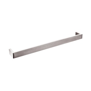 IVANO - 600mm Brushed Nickel Single Towel Rail