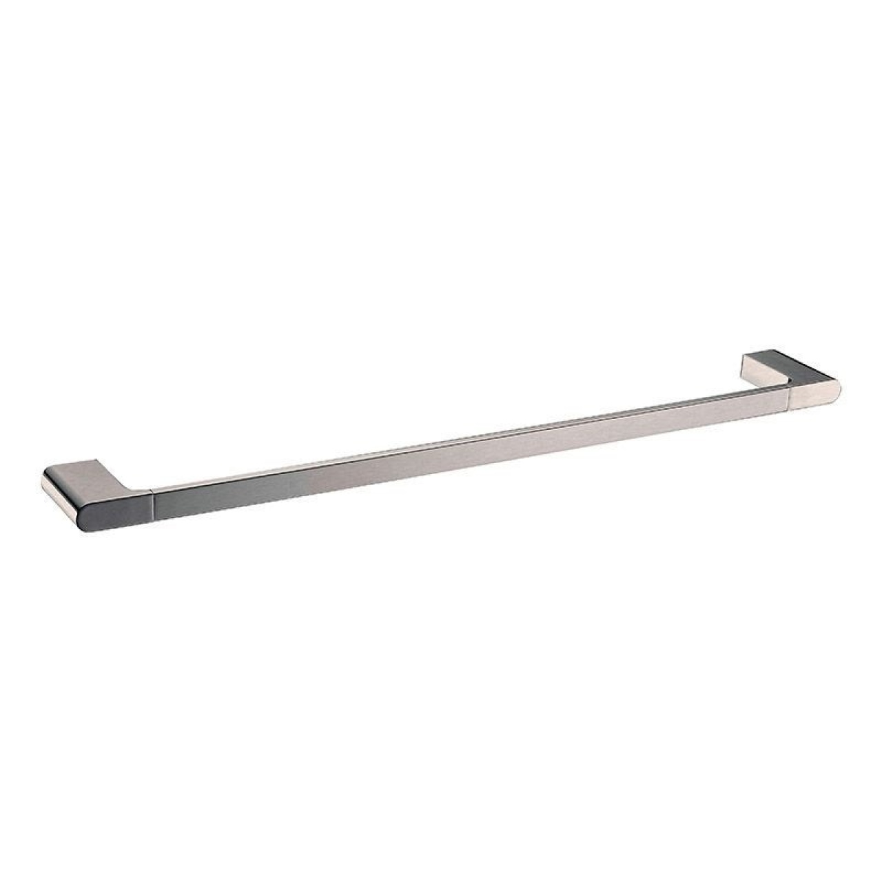 VOG - 800mm Brushed Nickel Single Towel Rail