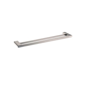 VOG - 600mm Brushed Nickel Double Towel Rail