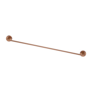 LUCID PIN - 800mm Brushed Copper Cuttable Single Towel Rail