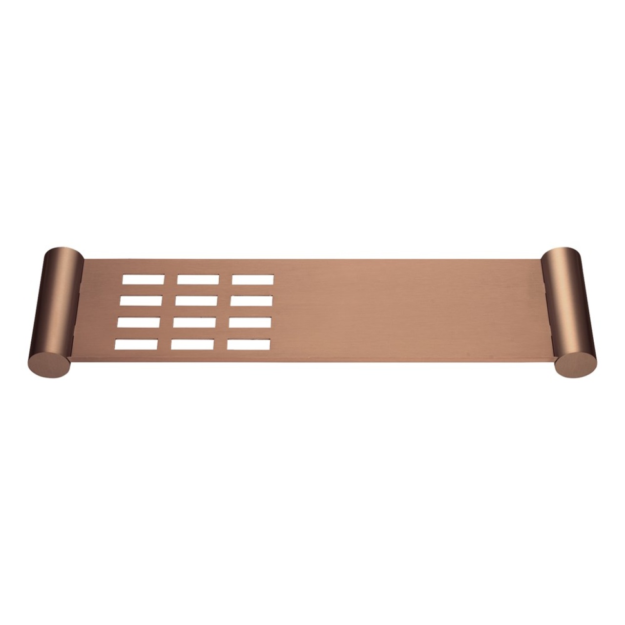 LUCID PIN Series Brushed Copper Stainless Steel Towel Shelf
