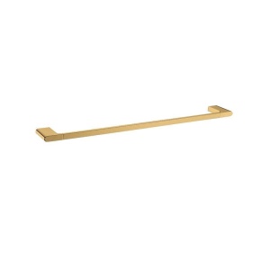 VOG - 600mm Brushed Brass Single Towel Rail