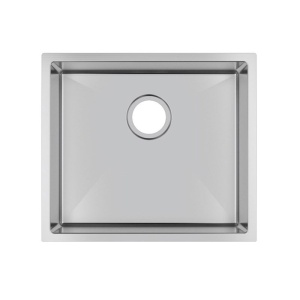 510x450x230mm Chrome Stainless Steel Single Bowl Kitchen Sink