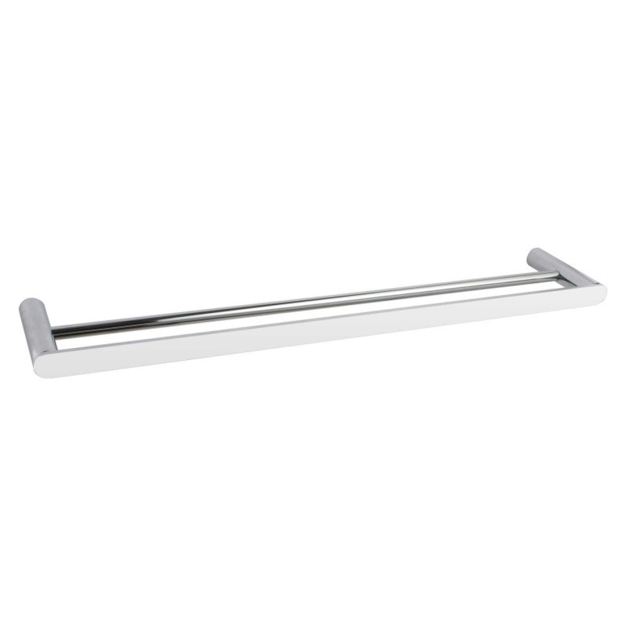 RUSHY - 800mm Chrome Double Towel Rail