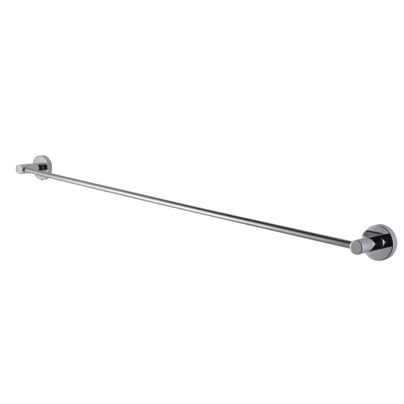 LUCID PIN - 800mm Chrome Cuttable Single Towel Rail