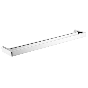 IVANO - 800mm Chrome Double Towel Rail
