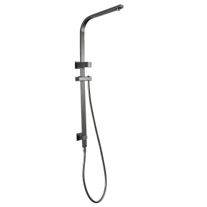Gunmetal Shower Rail