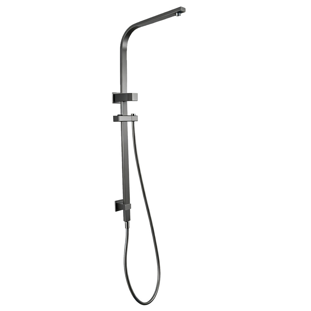 Gunmetal Shower Rail