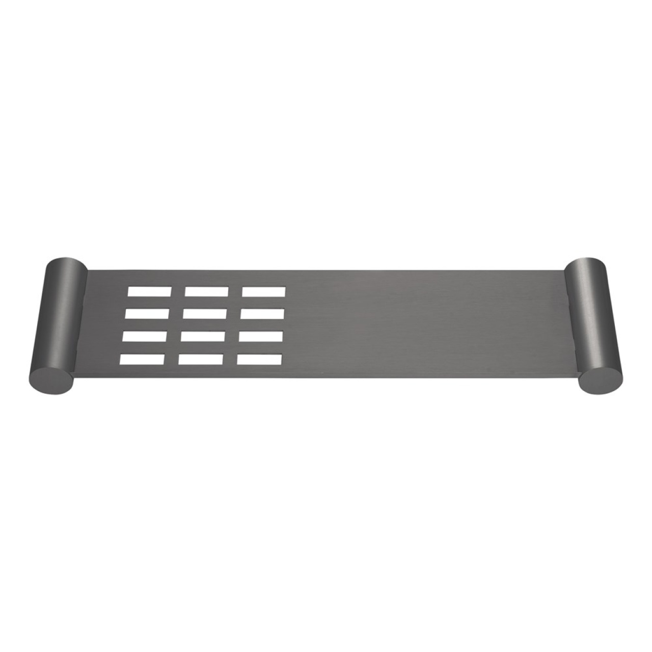 LUCID PIN Series Gun Metal Grey Stainless Steel Towel Shelf
