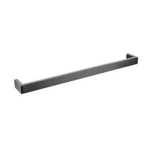 IVANO - 600mm Gunmetal Single Towel Rail
