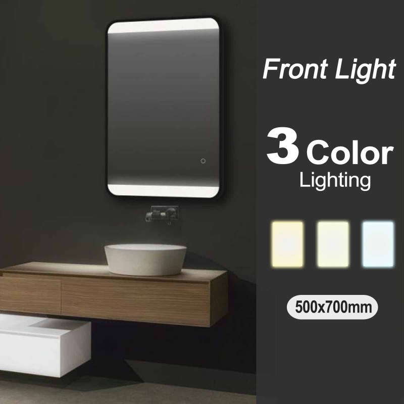 500x700mm Framed LED Mirror
