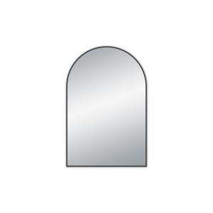 600x900x21.5mm Matte Black Framed Mirror