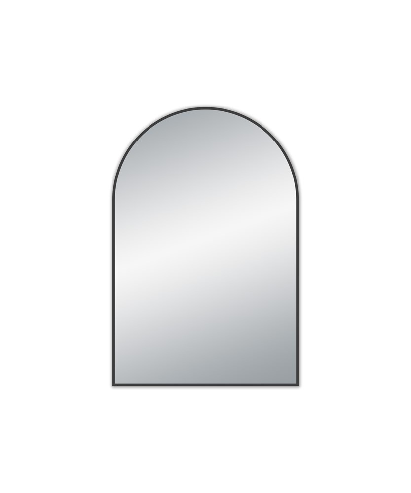 600x900x21.5mm Matte Black Framed Mirror