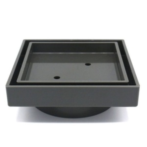 115x115x35mm Gunmetal Tile Insert Drain