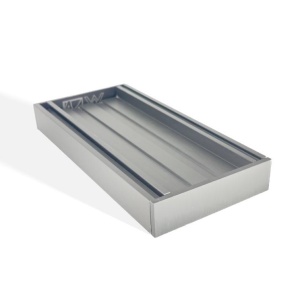 100x100x26mm Gunmetal Ezy Flow Tile Insert Grate