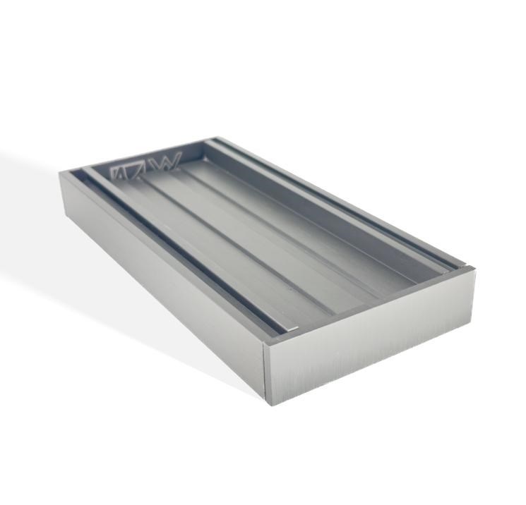 100x100x26mm Gunmetal Ezy Flow Tile Insert Grate