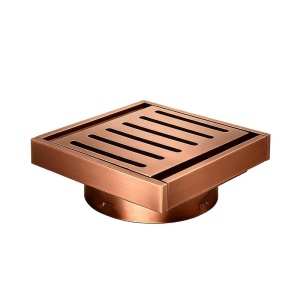 100*100*21mm Bronze Ezy Flow Guard Floor Waste