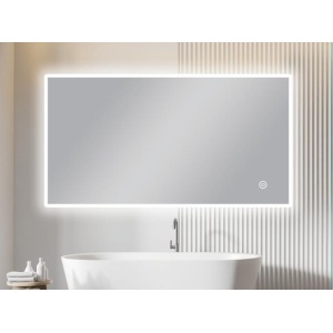 1500*800mm Carysil Sharpe Edged 3 Color Lighting Front Lit LED Mirror Touch Sensor Switch Defogger Pad