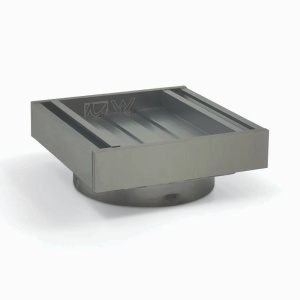 100*100*21mm Gun Metal Ezy Flow Guard Floor Waste Insert