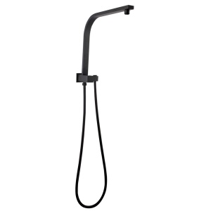 Black Shower Rail