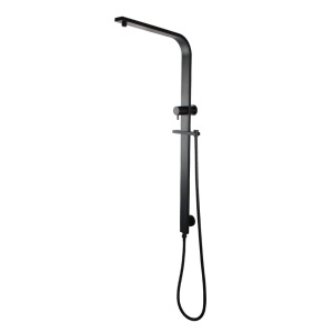 Black Shower Rail