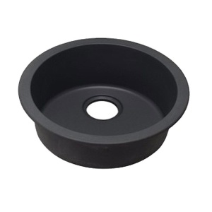 460mm Black Granite Single Bowl Kitchen Sink
