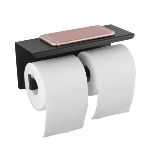 IVANO - Black Toilet Paper Holder