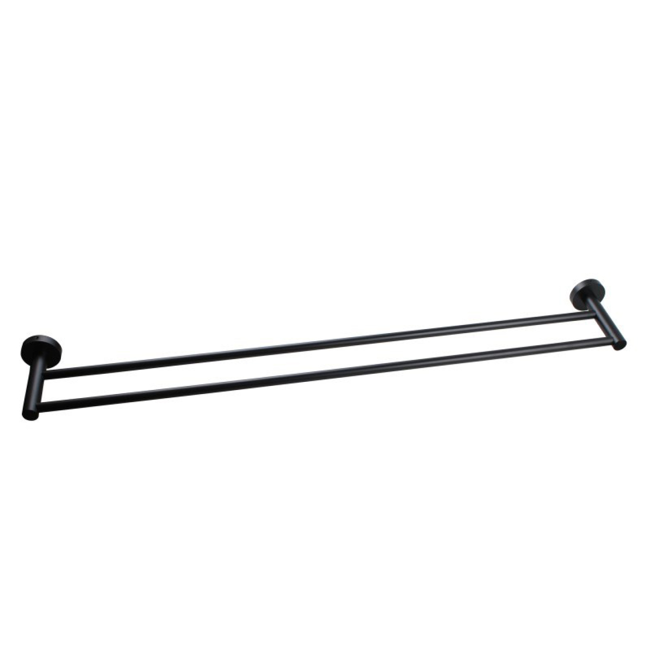 LUCID PIN - Black Cuttable Double Towel Rail