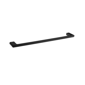 VOG - 600mm Black Single Towel Rail