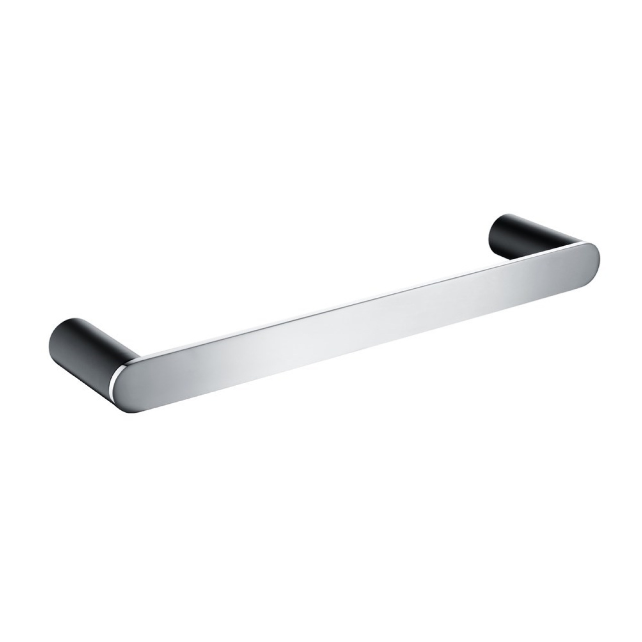 RUSHY - Black & Chrome Hand Towel