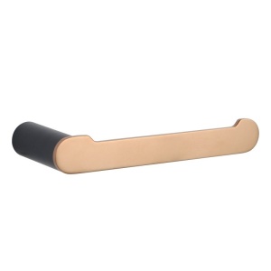 Black & Rose Gold Toilet Paper Holder