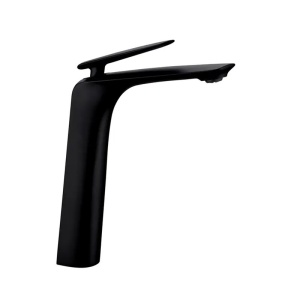 Bellino Matte Black Tall Basin Mixer