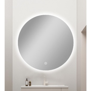 750mm Carysil Round 3 Color Lighting Backlit LED Mirror Touch Sensor Switch Defogger Pad