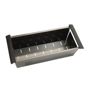 440x190x130mm Gunmetal Stainless Kitchen Sink Colander